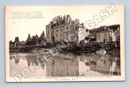 Pohlednice Francie Montsoreau zámek (M33652)
