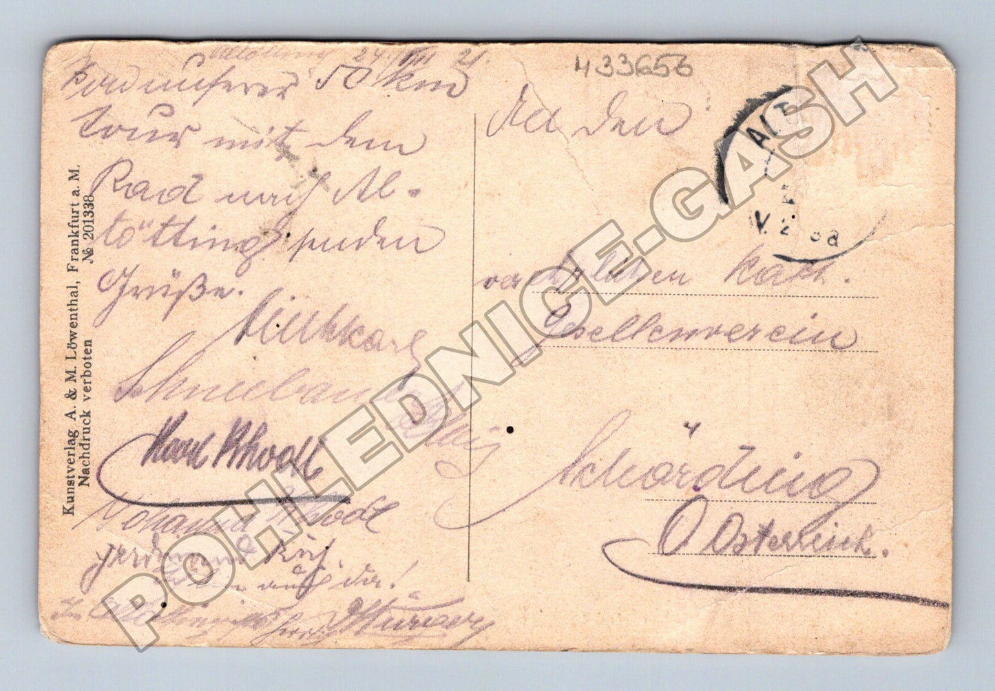 Pohlednice Německo Alt-Oetting podle Meriana 1664 (M33656)