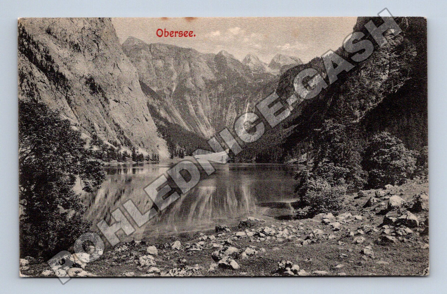Pohlednice Německo Obersee krajina 1907 (M33659)