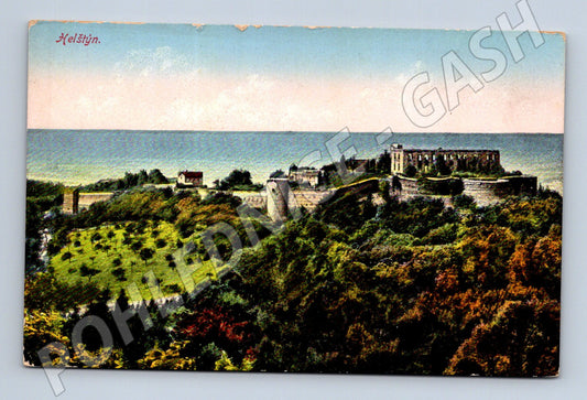 Pohlednice Helfštýn barevný motiv 1928 (M3366)
