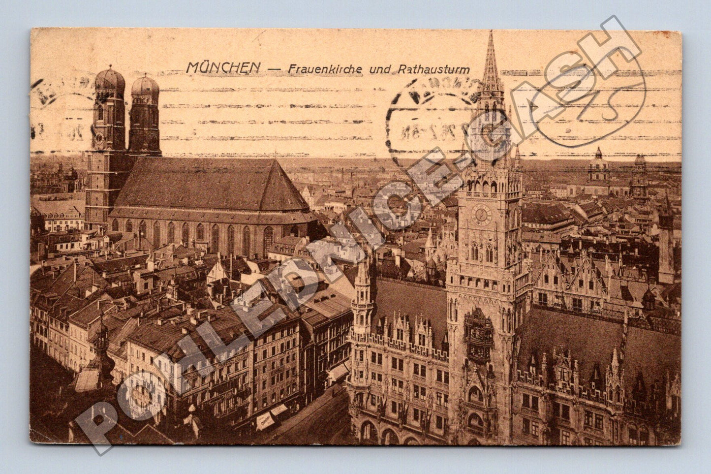Pohlednice Německo Mnichov Frauenkirche Radnice 1926 (M33663)
