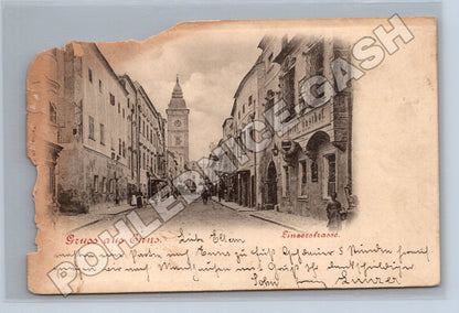 Pohlednice Rakousko Enns Linserstrasse (M33667)