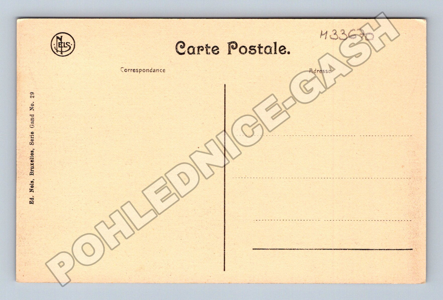 Pohlednice Belgie Gent nábřeží s domy a kanálem (M33670)