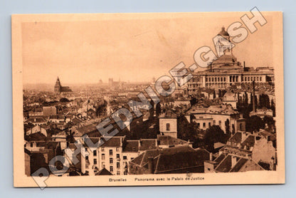 Pohlednice Belgie Brusel panorama Palác spravedlnosti (M33671)