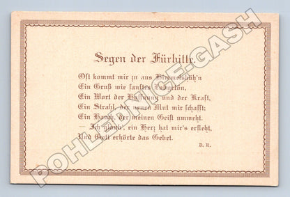 Pohlednice Švýcarsko text Segen der Fürbitte (M33678)