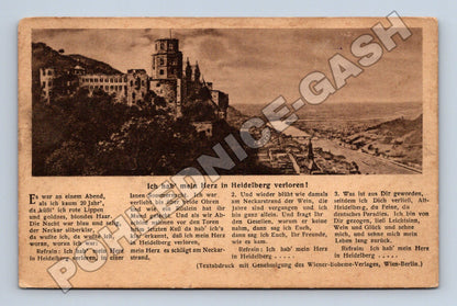 Pohlednice Německo Heidelberg hrad a město 1935 (M33679)