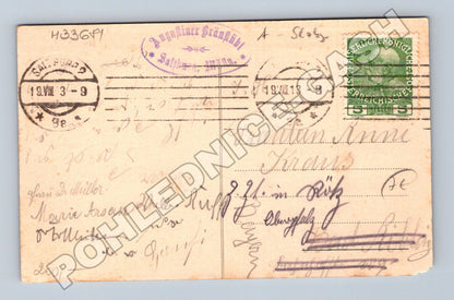 Pohlednice Rakousko Salzburg pivní korbel 1909 (M33681)