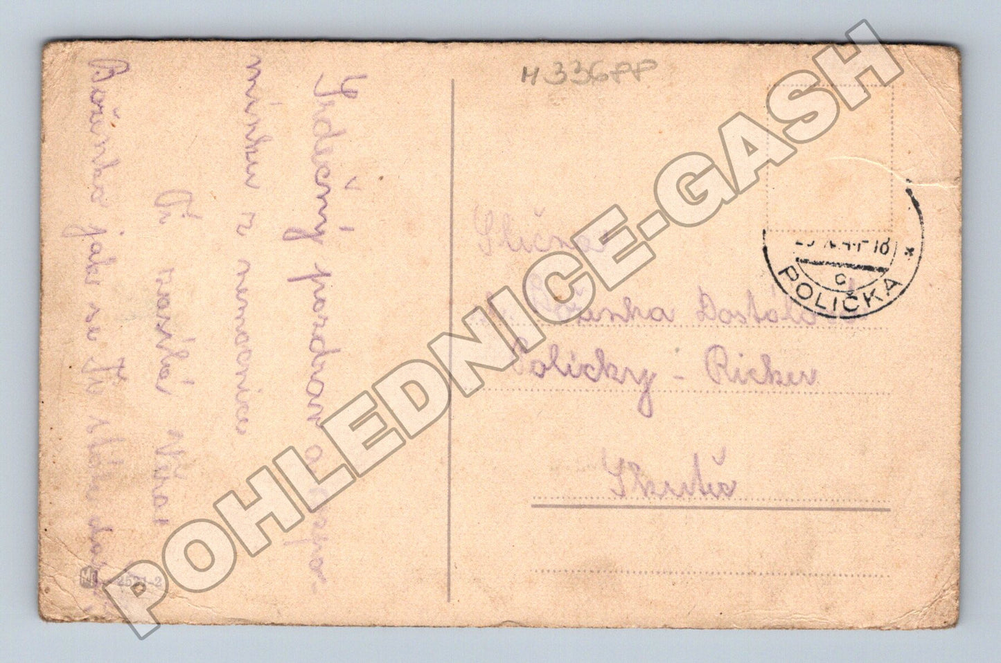 Pohlednice Polička krajina Ženčeš 1940 (M33688)
