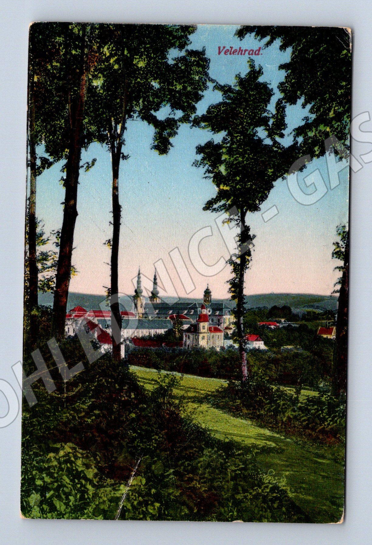 Pohlednice Velehrad barevný motiv 1928 (M3369)