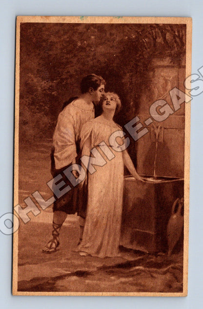 Pohlednice Romantický pár Březové Hory (M33690)