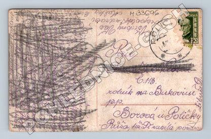 Pohlednice Umělecký motiv Loďky na moři západ slunce 1928 (M33696)