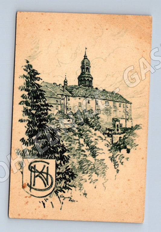 Pohlednice Náchod zámek Karel Beneš (M3370)