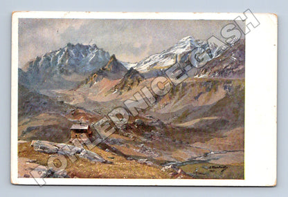 Pohlednice Rakousko Hochschoberhütte hory 1925 (M33701)