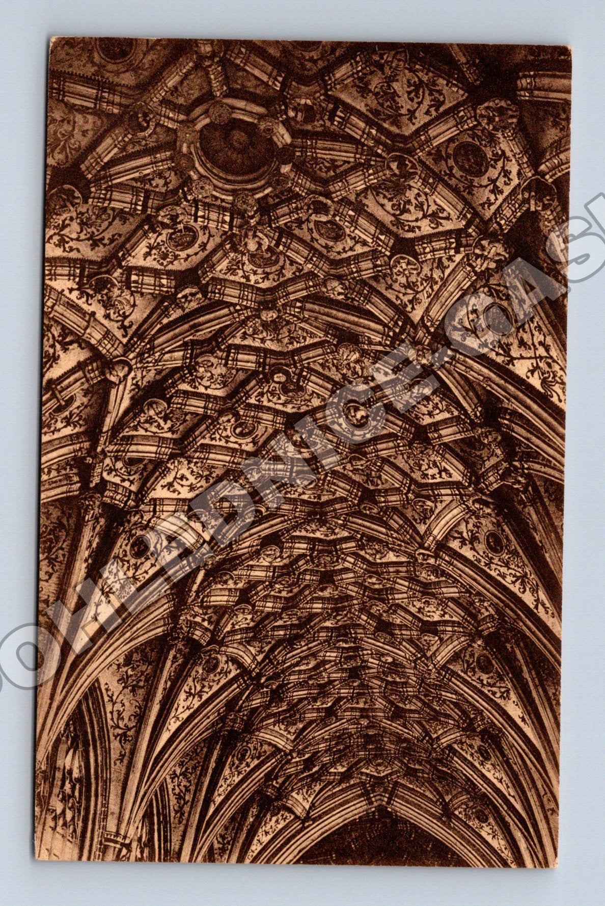 Pohlednice Belgie Liége Eglise Saint-Jacques strop (M33702)