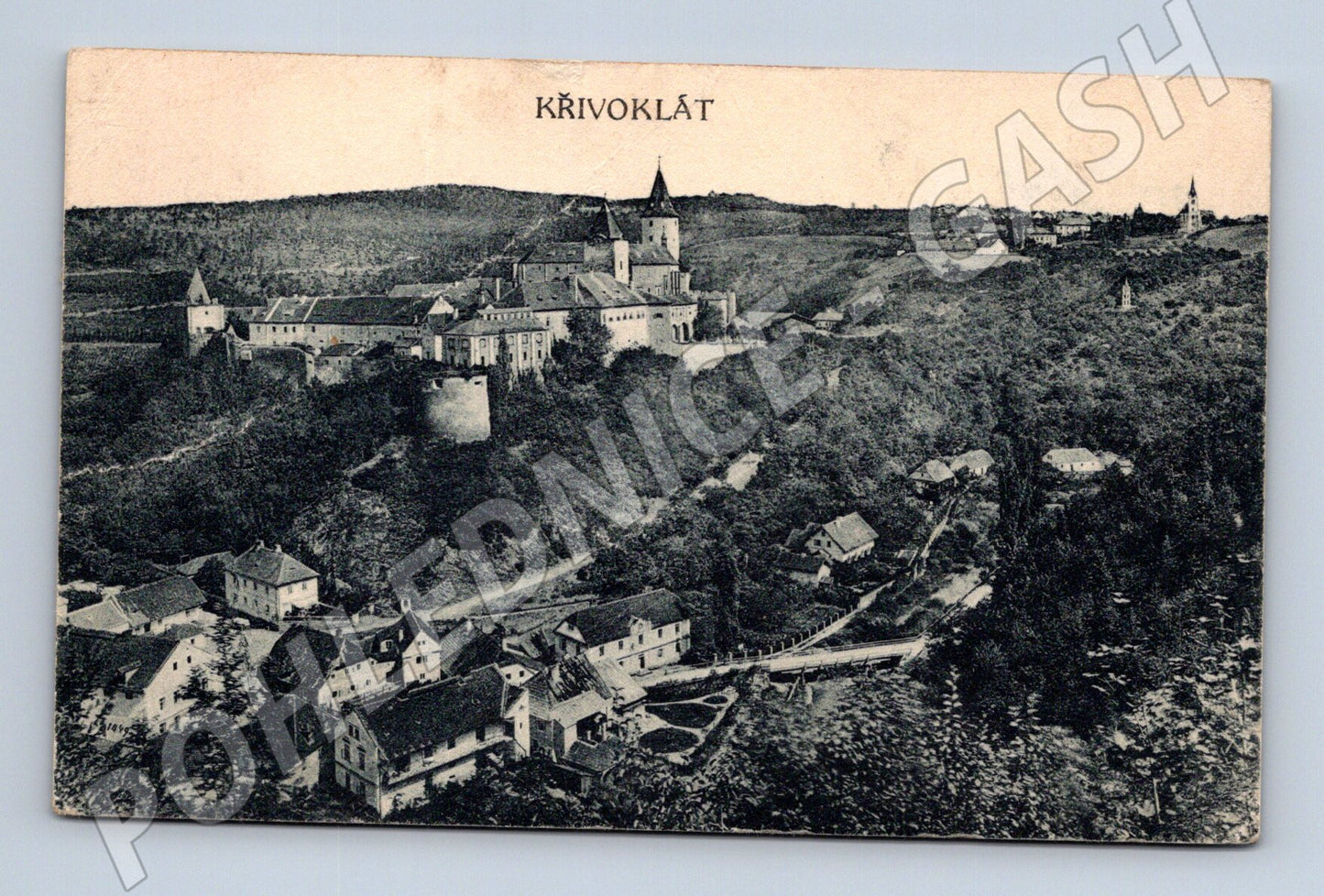 Pohlednice Křivoklát hrad 1919 (M3371)