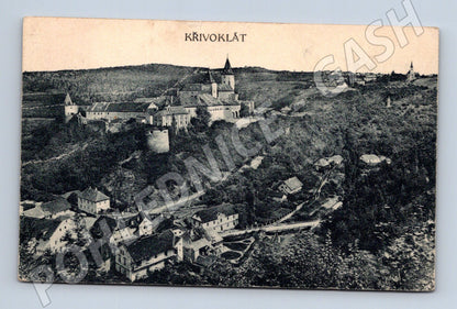 Pohlednice Křivoklát hrad 1919 (M3371)