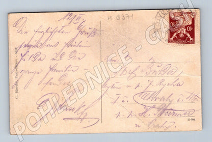 Pohlednice Křivoklát hrad 1919 (M3371)