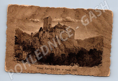 Pohlednice Karlštejn motiv 1591 (M3372)