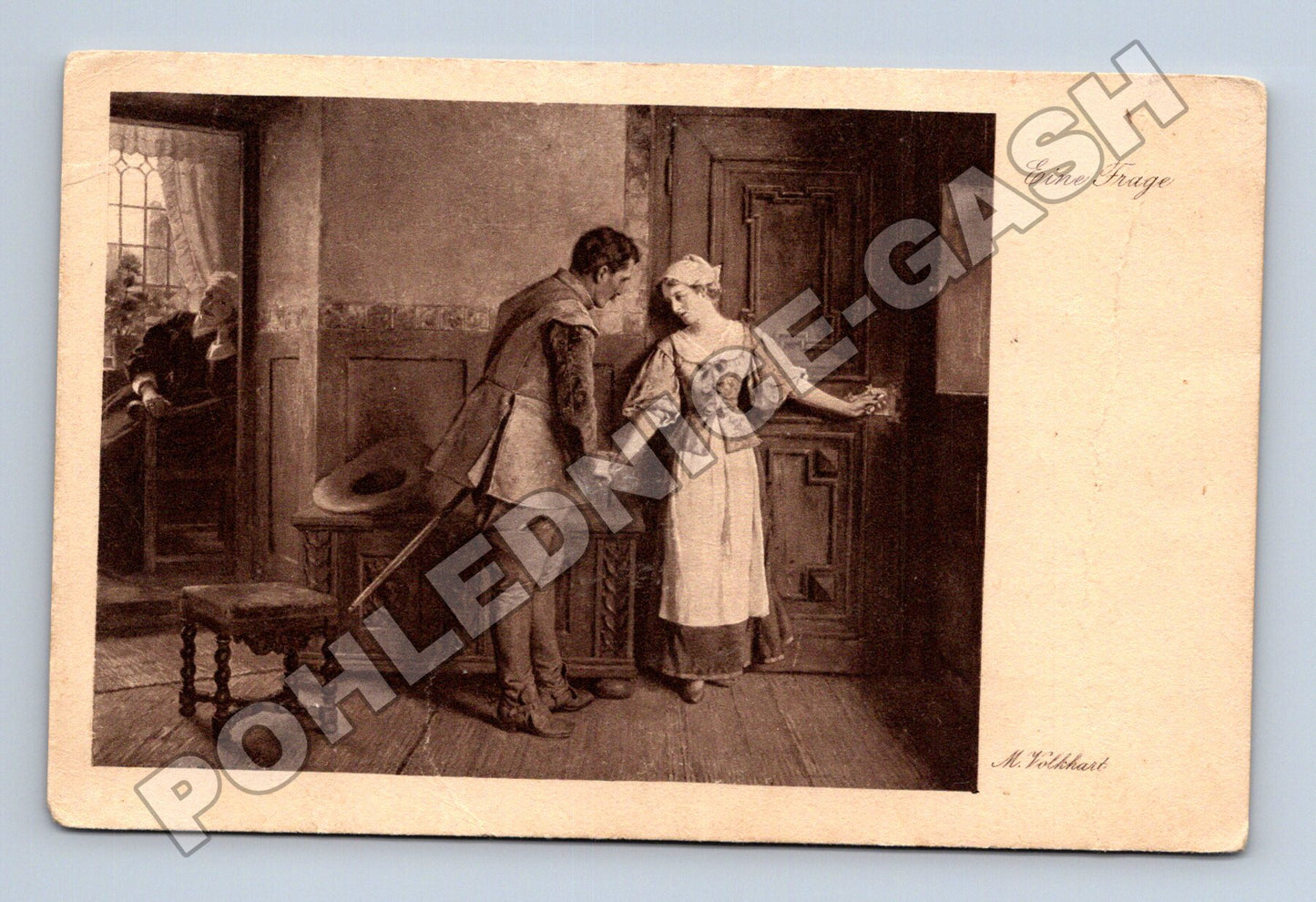 Pohlednice Německo scéna lásky 1921 (M33723)