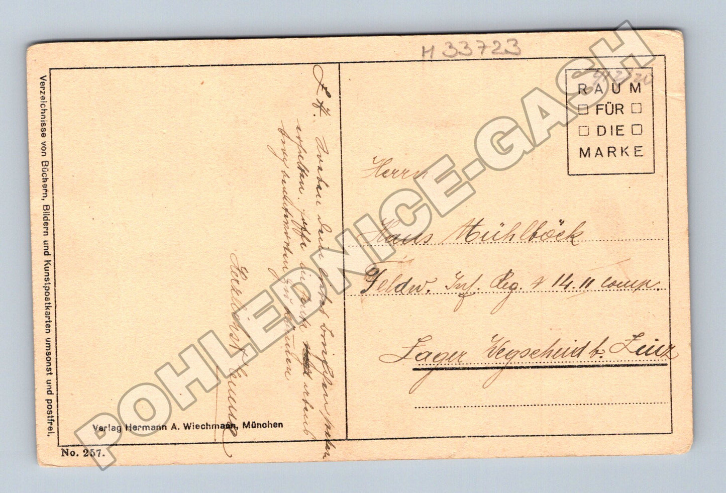 Pohlednice Německo scéna lásky 1921 (M33723)