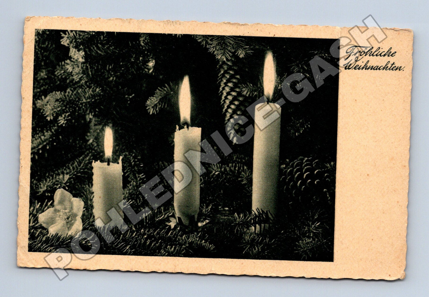 Pohlednice Německo Vánoční svíčky 1937 (M33731)