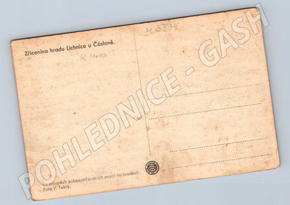 Pohlednice Lichnice zřícenina hradu (M3374)