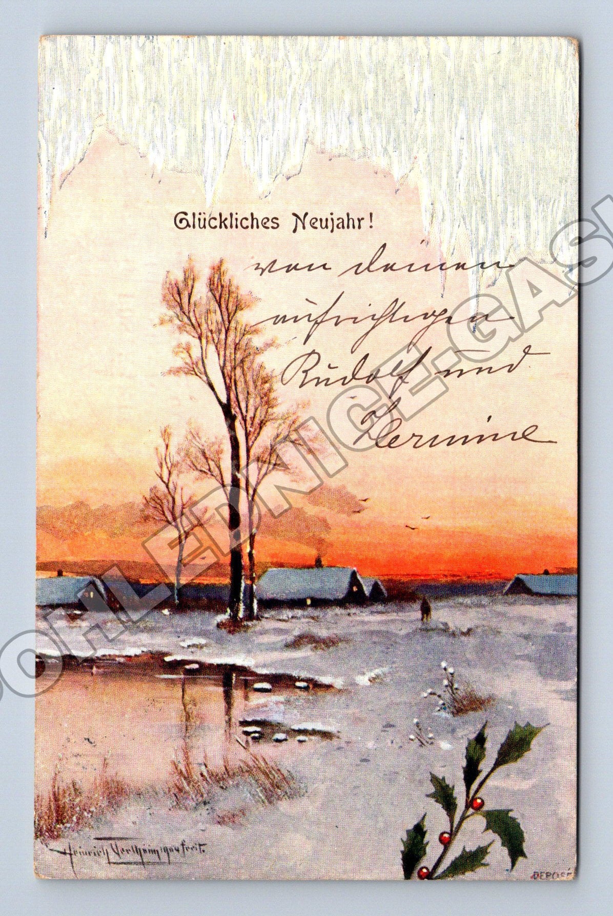 Pohlednice Rakousko Novoroční zima (M33748)