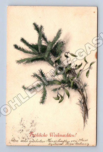 Pohlednice Rakousko vánoční motiv Fröhliche Weihnachten! (M33760)