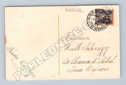 Pohlednice Švýcarsko Novoroční přání s květinami 1912 (M33762)