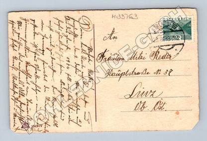 Pohlednice Rakousko novoroční děti sníh 1912 (M33763)