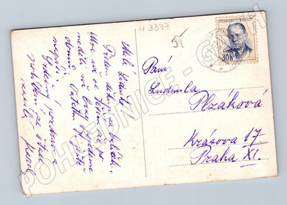 Pohlednice Sloup Moravský kras motiv (M3377)