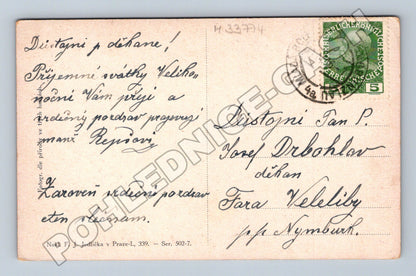 Pohlednice Velikonoční motiv 1908 (M33774)