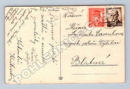 Pohlednice Veselé velikonoce ilustrace 1949 (M33783)