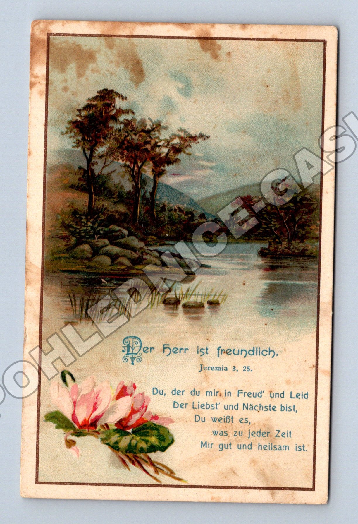 Pohlednice Německo Umělecký motiv krajina 1913 (M33786)