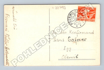 Pohlednice Švýcarsko Konfirmace 1920 (M33793)