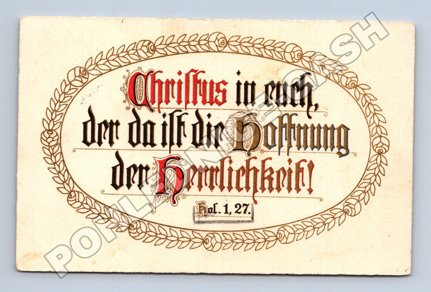 Pohlednice biblický citát náboženský motiv (M33795)