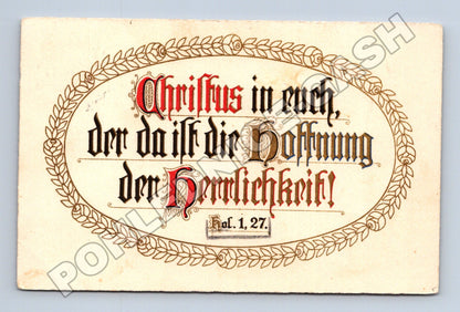 Pohlednice biblický citát náboženský motiv (M33795)