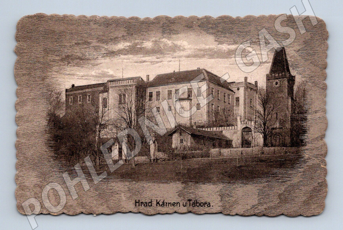 Pohlednice Hrad Kámen Tábor motiv (M3381)