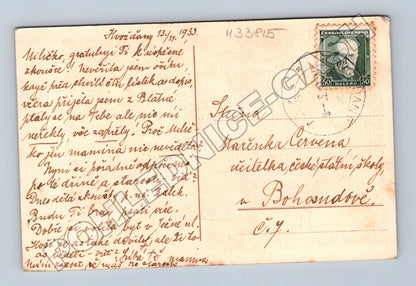 Pohlednice květiny zátiší 1933 (M33815)