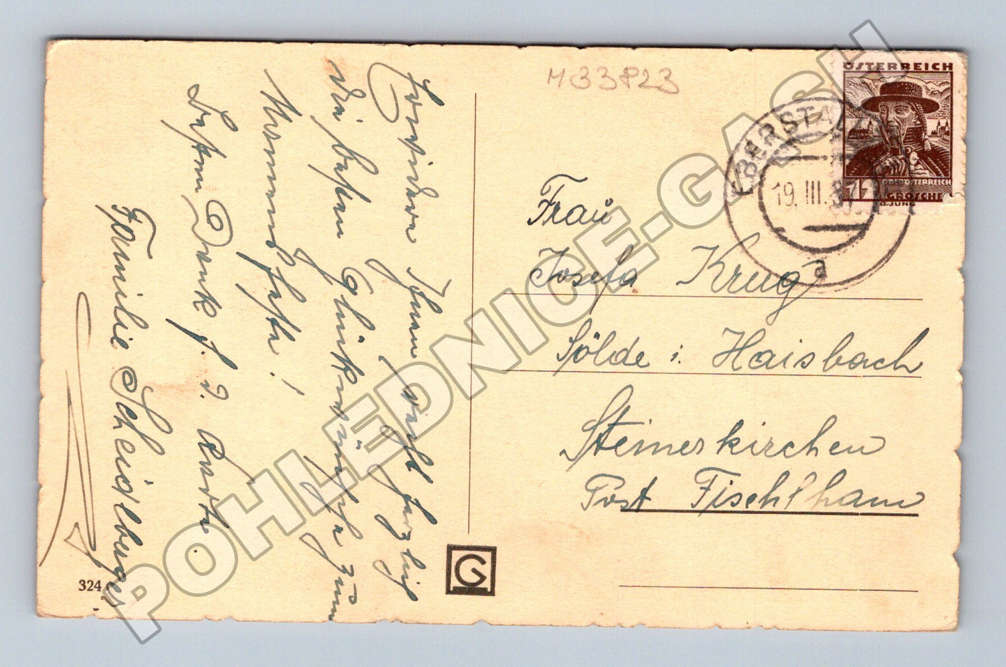 Pohlednice Rakousko Kytice kopretin ke jmeninám 1931 (M33823)