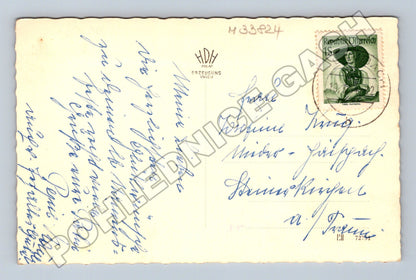 Pohlednice Rakousko květiny blahopřání k svátku (M33824)