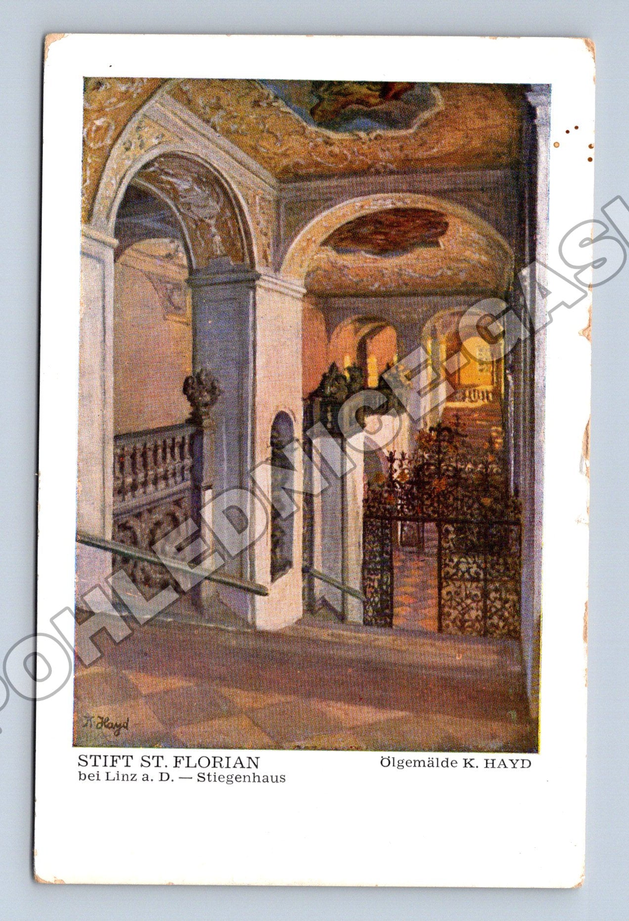Pohlednice Rakousko St. Florian schodiště (M33837)