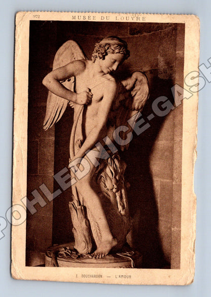 Pohlednice Francie Louvre socha L'Amour 1929 (M33839)