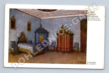 Pohlednice Rakousko St. Florian Blaues Zimmer (M33841)