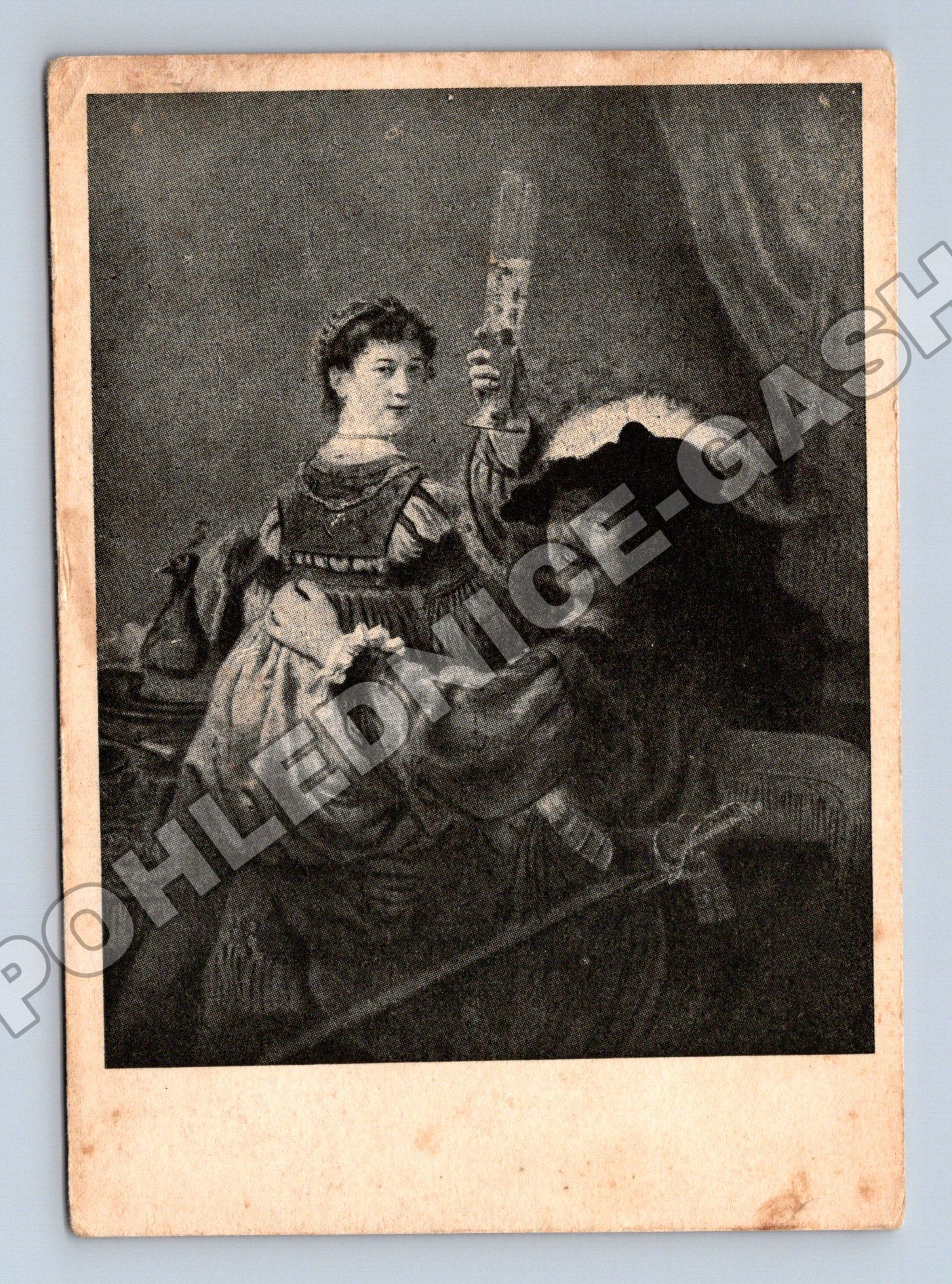 Pohlednice Německo Rembrandt Autoportrét se Saskií 1946 (M33845)