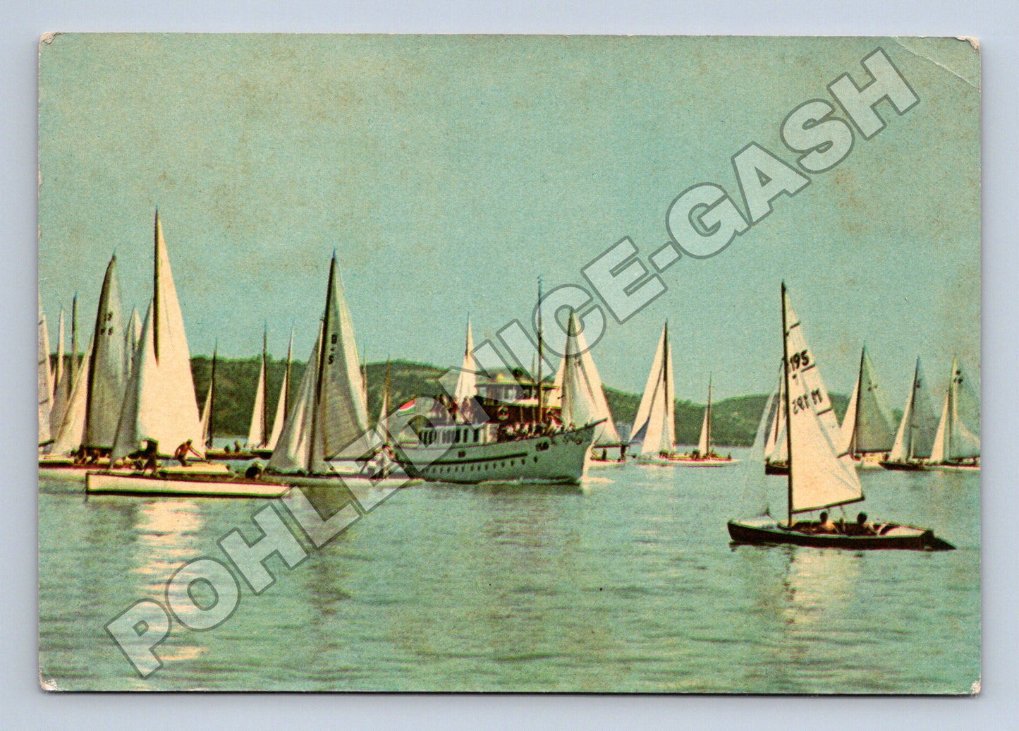Pohlednice Maďarsko Balaton jachtařský závod (M33855)