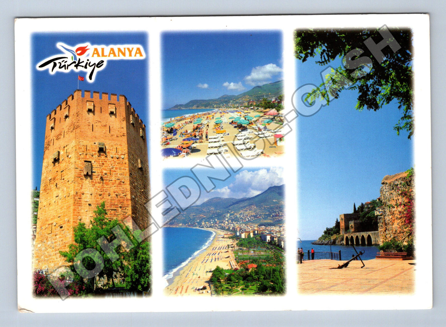 Pohlednice Turecko Alanya koláž motivů 2010 (M33860)