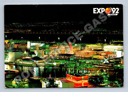 Pohlednice Španělsko Sevilla Expo '92 noční pohled 1992 (M33862)