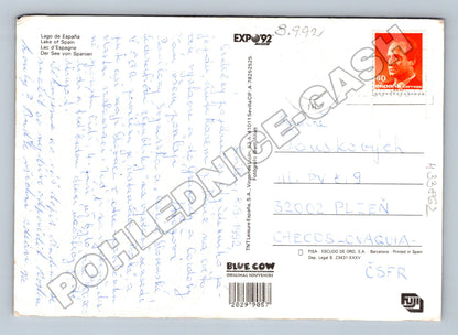 Pohlednice Španělsko Sevilla Expo '92 noční pohled 1992 (M33862)