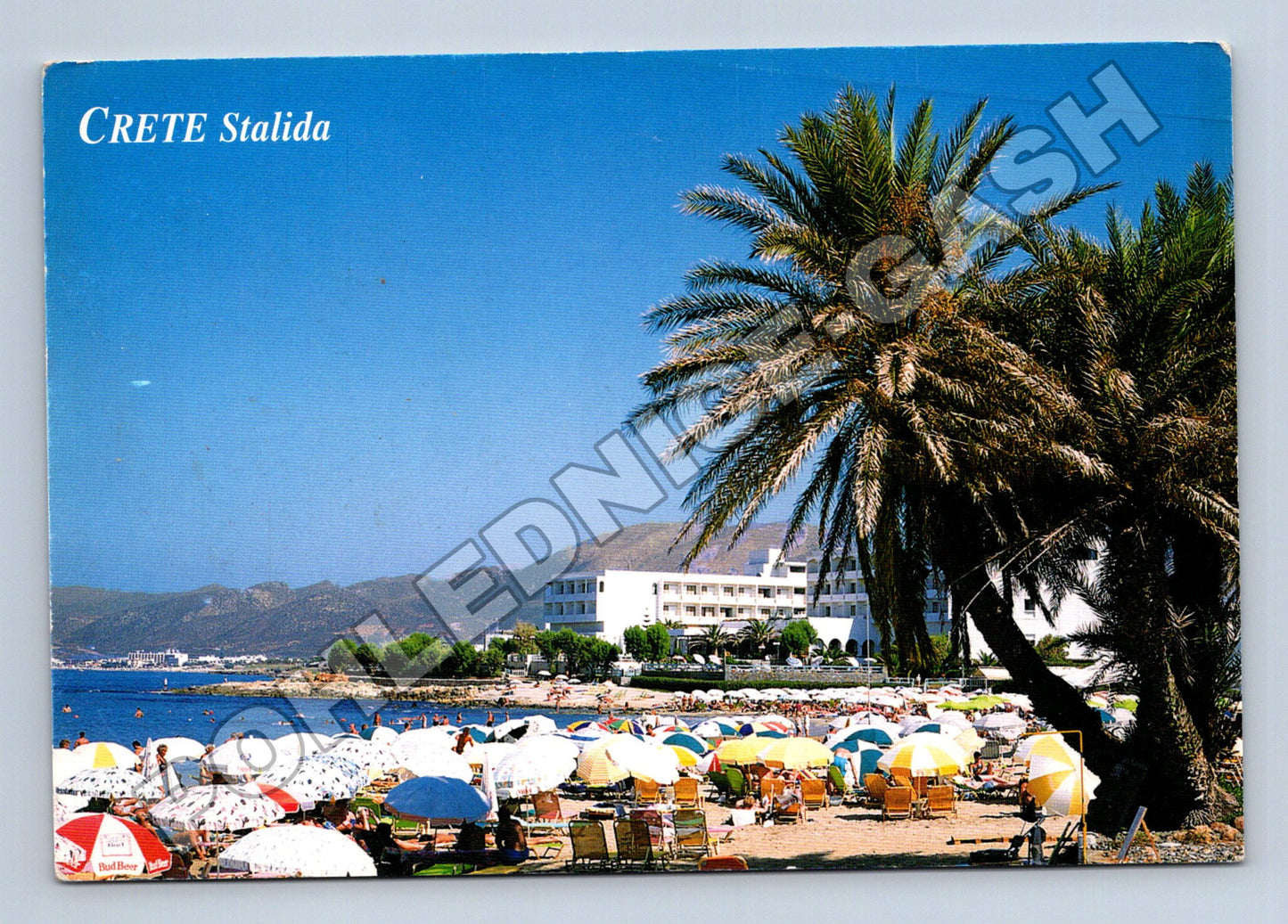 Pohlednice Řecko Kréta Stalida pláž 2006 (M33866)